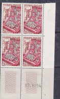 FRANCE N° 970 25F BRUN ROUGE ROSE ET NOIR TAPISSERIE DES GOBELINS COIN DATE DU 30.8.1954 NEUF SANS CHARNIERE - 1950-1959