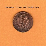 BARBADOS   1  CENT  1973 (KM # 10) - Barbados