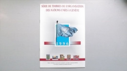 UNO-Genf 285/7, 292/02, Bl. 8 Souvenir-Folder 1996 Oo/used, Jahreszusammenstellung 1996 - Usati
