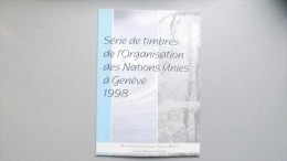 UNO-Genf 329, 334/53, Bl. 10 Souvenir-Folder 1998 **/mnh, Jahreszusammenstellung 1998 - Neufs
