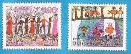 1978  1744-45  CHILDREN  JUGOSLAVIJA JUGOSLAWIEN  KINDERTREFFEN  EUROPA  PITTURA  BILD   MNH - Neufs
