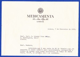 MEDICAMENTA . SOC. ANÓN. RESP. LIM. . LISBOA - 1950 - Portogallo