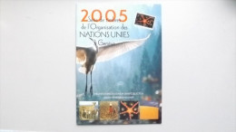 UNO-Genf 508/9, 514/9, 526/9, Bl. 20 Souvenir-Folder 2005 **/mnh, Jahreszusammenstellung 2005 - Neufs