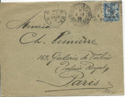 LEVANT - 1908 - ENVELOPPE De CONSTANTINOPLE Pour PARIS - MOUCHON - Storia Postale