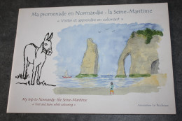 Livret "Ma Promenade En Normandie: La Seine-Maritime" Illust. Gérard Mazéas, Textes: Denis Ducastel - Normandie