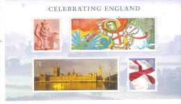 **GRAN BRETAGNA CELEBRATING ENGLAND FOGLIETTO NUOVO SHEET MNH - Ungebraucht