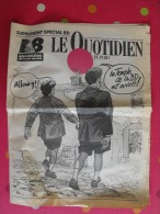 Le Quotidien De Paris. Supplément Spécial Salon BD Angoulême 1991. 8 Pages. Cabanes Goscinny, Bilal , Mézières - Archivio Stampa