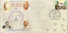 Indien Special Cover,Mahatma, Father Of Nation, Mother Teresa, Sardar Patel, Buddha, Crusaders Of World Peace , Truth & - Moeder Teresa