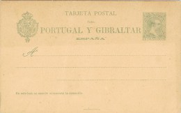 10577. Entero Postal ESPAÑA, 5 Cts Alfonso XIII Pelon, Edifil Num 30 * - 1850-1931