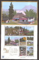 JAPAN 2011 HEARTS GEOGRAPHICAL ZHANG SHEET MNH - Unused Stamps