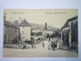 CHÂTENOIS  (Vosges)  :  Rue De La  CURTILLE  -  SUP  Animation     1910 - Chatenois