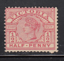 Victoria MH Scott #160 1/2p Victoria With ´Stamp Duty' - Mint Stamps