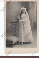 Fêtes - Carte Photo - Communiante à Côté D'un Prie-dieu - Communie