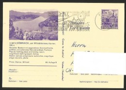 DÖBRIACH Millstättersee Postkarte Kärnten Spittal Bregenz 1974 - Spittal An Der Drau