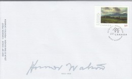 Canada FDC Scott #2109 50c 'Down In The Laurentides' By Homer Watson - Art Canada - 2001-2010