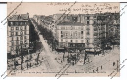 Paris -  Tout Paris - Vue Panoramique De La Rue Des Pyrénées, De L'Avenue Gambetta Et De La Place - Arrondissement: 20