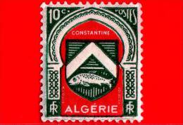 Nuovo - ALGERIA - 1947 - Stemmi Araldici - Stemmi Di Città Algerine - Constantine - 10 - Nuovi
