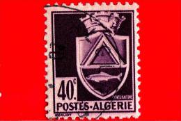 ALGERIA - Usato - 1942 - Stemmi Araldici - Stemmi Di Città Algerine - Constantine - 40 - Gebruikt