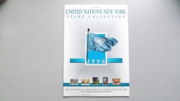 UNO-New York 704/6, 711/21, Bl. 13, Souvenir-Folder 1996 **/mnh, Jahreszusammenstellung 1996 - Nuevos