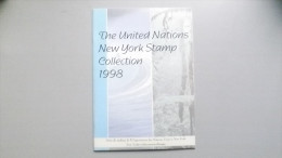UNO-New York 764/6, 771/90, Bl. 15, Souvenir-Folder 1998 **/mnh, Jahreszusammenstellung 1998 - Neufs