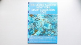 UNO-New York 914/24, 929/33, 940, Bl. 23, Souvenir-Folder 2003 **/mnh, Jahreszusammenstellung 2003 - Unused Stamps