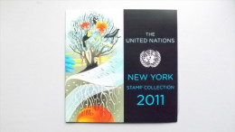 UNO-New York 1242/3, 1254/69, 1272/6, Bl. 36, Souvenir-Folder 2011 **/mnh, Jahreszusammenstellung 2011 - Ongebruikt