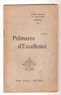 Collège Episcopal De Saint-Joseph Chimay - Palmarès D'Excellence - Année Solaire 1926-1927 - Diplomi E Pagelle