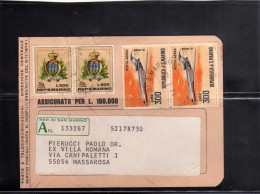 SAN MARINO 1963 POSTA AEREA AIR MAIL AEREI MODERNI MODERN PLANES LIRE 300 BOEING 727 + 1968 STEMMA 500 ARMS BOLLETTINO - Lettres & Documents