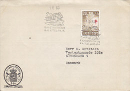 Finland Sonderstempel LANGINKOSKEN KALSTUSMAJA 1960 Cover Brief To Denmark Tuberkulose Tuberculosis Stamp - Brieven En Documenten