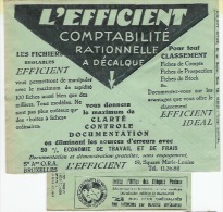 POSTCHEQUE Brief Publicity/publicité Postcheques 1936 Comptabilité  Ect.. Recto/verso  . - Other & Unclassified