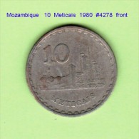 MOZAMBIQUE   10  METICAIS  1980   (KM # 102) - Mosambik