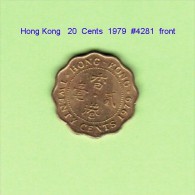 HONG KONG   20  CENTS  1979   (KM # 36) - Hong Kong