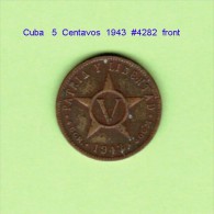 CUBA   5  CENTAVOS  1943   (KM # 11.2) - Kuba