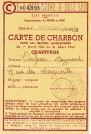 SAVIGNY SUR ORGE - Carte De Charbon ( 8 Cm X 12 Cm ) - Non Classés
