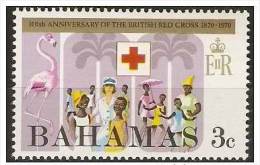 BAHAMAS  - 1970 Red Cross Centenary 3c MNH **  SG 352  Sc 307 - 1963-1973 Ministerial Government