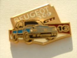 PIN´S PEUGEOT 309 GTI 16  SIGNE HELLIUM - Peugeot