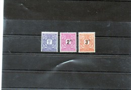Mauritanie  (Taxe 3 Valeurs N°29/31 **) - Unused Stamps