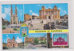YUGOSLAVIA ZAGREB HNK THEATER 1985  MAXIMUM CARD - Cartes-maximum
