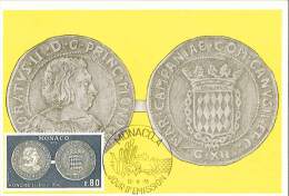 CM Monaco - Florin D'Honoré II - 1975 - Maximumkarten (MC)