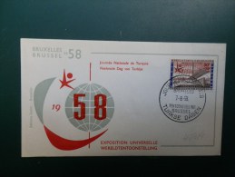 45/694        JOURNEES TURQUIE - 1958 – Bruxelles (Belgio)