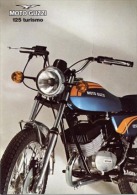 Moto Guzzi 125 Turismo 1975 Depliant Originale Genuine Brochure Prospekt - Motori