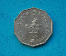 HONG KONG - 5 Dollars 1976 - Hongkong