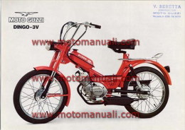 Moto Guzzi Dingo 50 3V 1975 Depliant Originale Genuine Brochure Prospekt - Motores