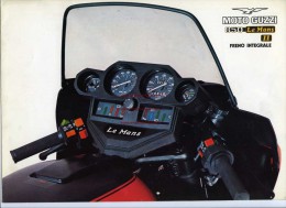 Moto Guzzi 850 Le Mans II 1979 Depliant Originale Factory Original Brochure - Engines