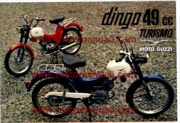 Moto Guzzi Dingo 50 Turismo Depliant Originale Factory Original Brochure - Engines