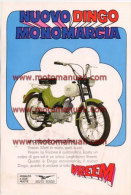 Moto Guzzi Dingo 50 Depliant Originale Factory Original Brochure - Engines