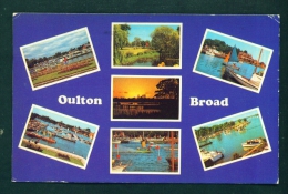 ENGLAND  -  Oulton Broad  Multi View  Used Postcard As Scans - Autres & Non Classés