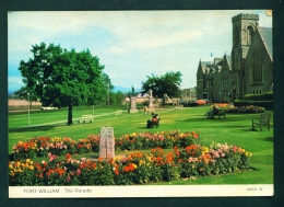 SCOTLAND  -  Fort William  The Parade  Used Postcard As Scans - Inverness-shire