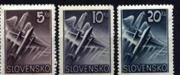 Slovakia 1940 Mi 76-78 Yt PA 7-9 ** - Nuevos