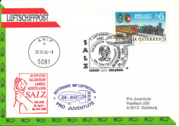 Austria Cover AIRSHIP MAIL Pro Juventute Number 7 Salzburg 30-10-1994 With More Postmarks - Autres & Non Classés